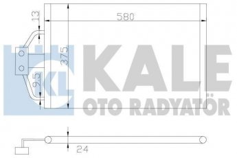 Купить 344320 Kale Радиатор кондиционера Megane 1 (1.4, 1.6, 1.9, 2.0)