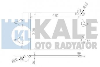 Купити 390700 Kale Радіатор кондиціонера Ibiza