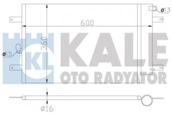 Купить 375900 Kale Радиатор кондиционера Галакси
