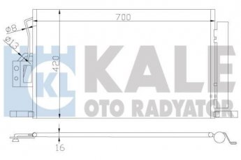 Купити 379300 Kale Радіатор кондиціонера Санта Фе (2.2, 2.7)