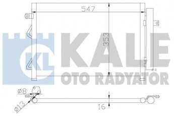 Купити 342975 Kale Радіатор кондиціонера Гетц (1.5 CRDi, 1.5 CRDi GLS)