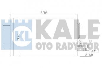 Купити 386100 Kale Радіатор кондиціонера С Макс 1 (1.6, 1.8, 2.0)