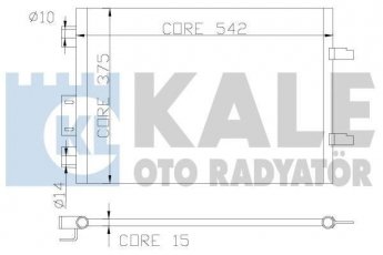 Купить 342835 Kale Радиатор кондиционера Clio 2 1.5 dCi