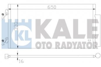 Купити 342455 Kale Радіатор кондиціонера Тойота