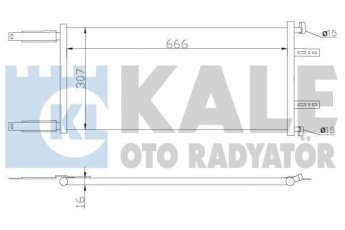 Купить 342850 Kale Радиатор кондиционера Добло 1.9 D