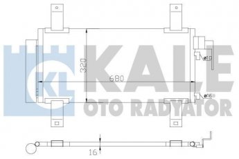 Купити 392100 Kale Радіатор кондиціонера Mazda