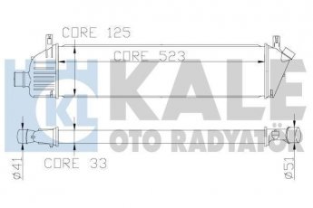 Купить 342360 Kale Интеркулер Micra 1.5 dCi