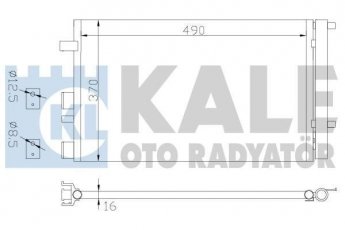 Радиатор кондиционера 386500 Kale фото 1