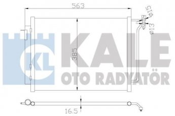 Купить 390900 Kale Радиатор кондиционера BMW X5 E53 (2.9, 3.0, 4.4, 4.6, 4.8)