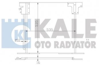 Купить 381200 Kale Радиатор кондиционера Вито 638 (2.0, 2.1, 2.2, 2.3, 2.8)