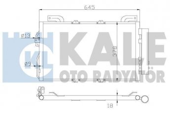 Купить 392900 Kale Радиатор кондиционера CL-Class