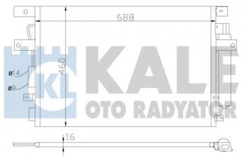 Купити 343135 Kale Радіатор кондиціонера Крайслер 300 (3.0 CRD, 3.0 V6 CRD)