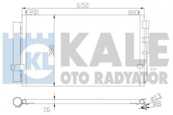 Купить 391300 Kale Радиатор кондиционера Матрикс (1.6, 1.8)