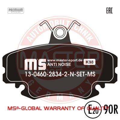 Купить 13046028342N-SET-MS MASTER SPORT Тормозные колодки  Меган 1 (1.4, 1.6, 1.9, 2.0) 