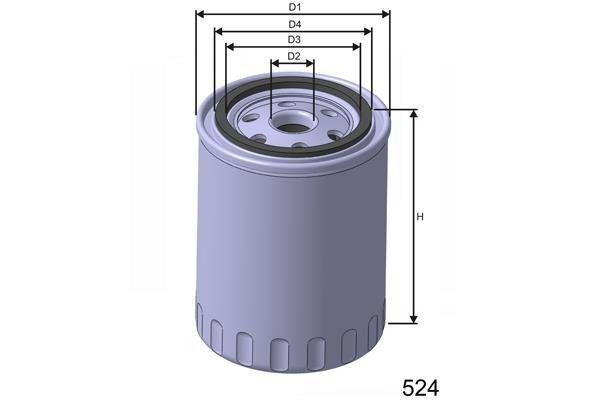 Масляний фільтр Z240 MISFAT –  фото 1