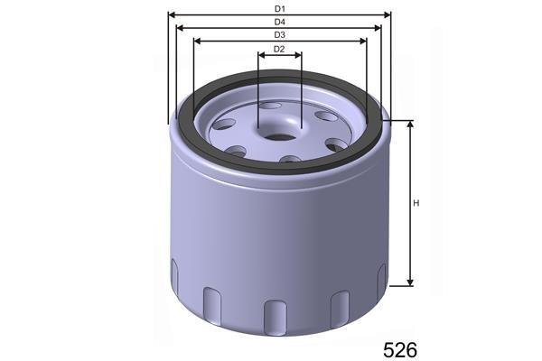Купити Z617 MISFAT Масляний фільтр  Вектра (А, Б) (1.4, 1.6, 1.8, 2.0, 2.5)