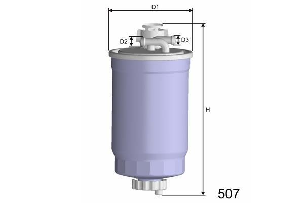 Купить M365A MISFAT Топливный фильтр  Jetta 2 (1.6 D, 1.6 TD)