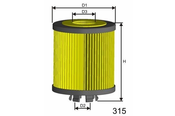 Купити L112 MISFAT Масляний фільтр  Мито (1.2, 1.4)