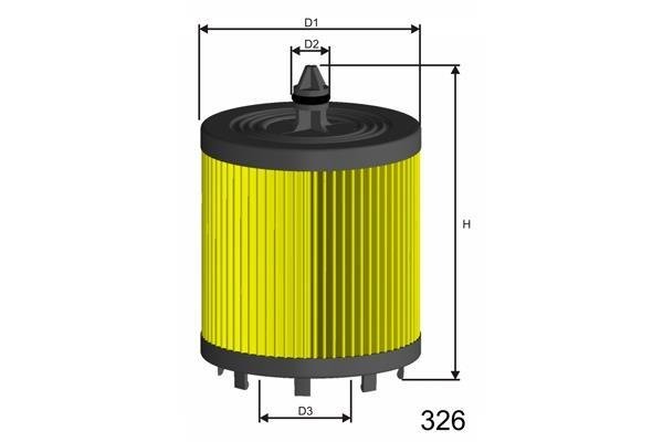 Купить L024 MISFAT Масляный фильтр  Zafira (A, B) (2.2, 2.2 16V)