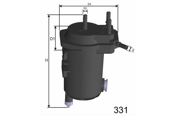 Топливный фильтр F113A MISFAT –  фото 1