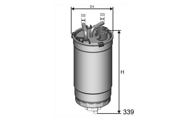 Купити M391 MISFAT Паливний фільтр  Bora (1.9 SDI, 1.9 TDI, 1.9 TDI 4motion)