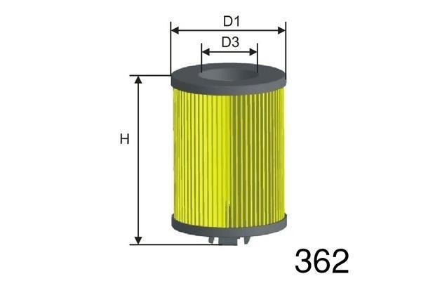 Купити L064A MISFAT Масляний фільтр  Комбо (1.4, 1.4 16V)