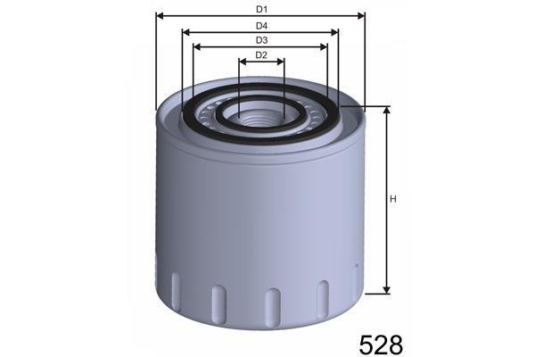Купить Z314 MISFAT Масляный фильтр  Laguna 1 (2.2 D, 2.2 dT)