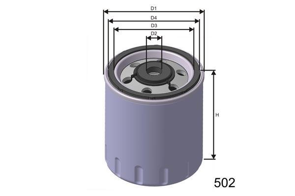 Купить M321 MISFAT Топливный фильтр  Korando (2.2, 2.3, 2.9)