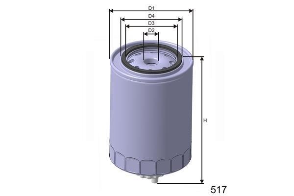 Топливный фильтр M350 MISFAT –  фото 1