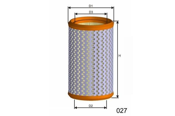 Купить R267 MISFAT Воздушный фильтр  Kangoo 1 (1.0, 1.2, 1.2 BiFuel)