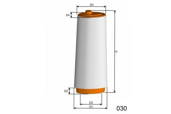 Воздушный фильтр R353 MISFAT –  фото 1