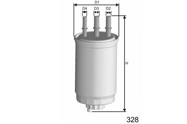 Купить M445 MISFAT Топливный фильтр  Транзит Коннект 1.8 TDCi