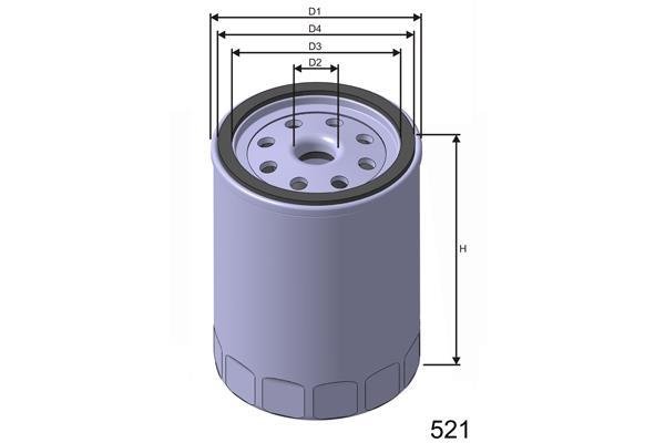 Купити Z438 MISFAT Масляний фільтр  Doblo 230 (1.2, 1.4)