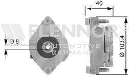 Купить FA99010 Flennor Натяжитель приводного ремня  Alhambra 2.0 i