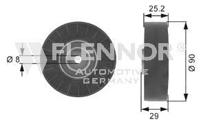 Купить FU20909 Flennor Ролик приводного ремня Audi 100 (2.6, 2.8)