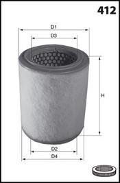 Купить EL3914 MECAFILTER Воздушный фильтр  Клио (1, 2) (1.0, 1.1, 1.2)