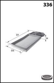 Купить ELP9192 MECAFILTER Воздушный фильтр  Roomster (1.4, 1.6)