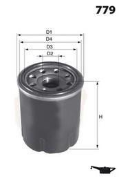 Купити ELH4460 MECAFILTER Масляний фільтр  Мазда 6 ГJ (2.0, 2.5)