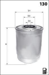 Топливный фильтр ELG5243 MECAFILTER –  фото 1