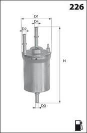 Купить ELE6107 MECAFILTER Топливный фильтр  Ауди А6 (Аллроад, С6)