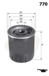 Купити ELH4330 MECAFILTER Масляний фільтр  Doblo (1.9 D Multijet, 1.9 JTD Multijet)