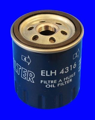 Масляный фильтр ELH4316 MECAFILTER –  фото 2