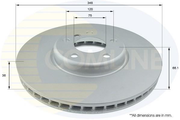 Купить ADC1790VL Comline Тормозные диски BMW F10 (F07, F10, F11, F18) (2.0, 3.0, 4.4)