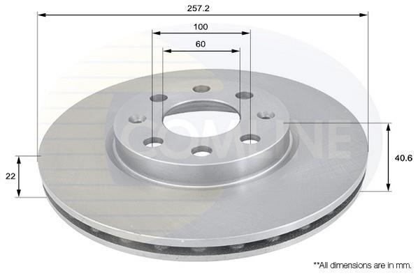 Купить ADC1138V Comline Тормозные диски Пунто Гранде (0.9, 1.2, 1.4)