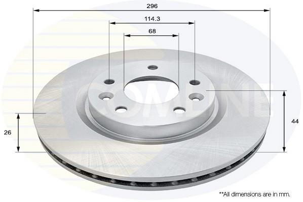 Тормозной диск ADC0295V Comline фото 1
