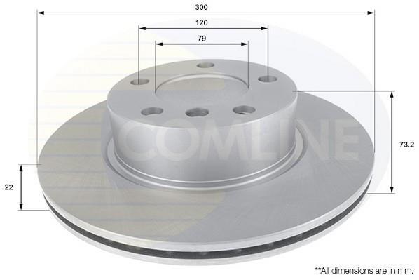 Купить ADC1770V Comline Тормозные диски БМВ Ф30 (Ф30, Ф31, Ф35, Ф80) (1.5, 1.6, 2.0)