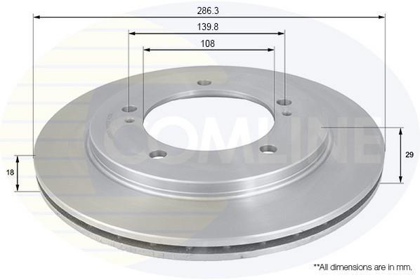 Купить ADC0917V Comline Тормозные диски Grand Vitara XL-7 (1.6, 2.0)