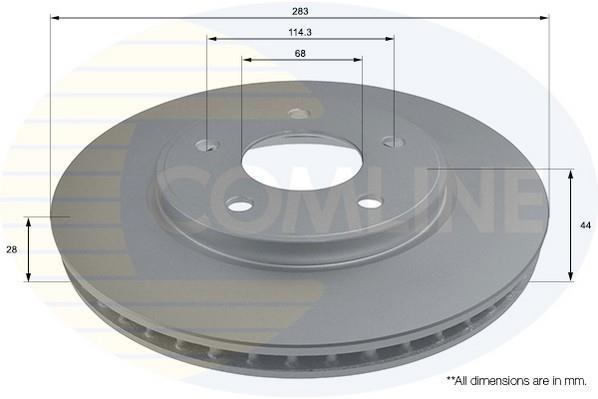Купить ADC0296V Comline Тормозные диски Ниссан Лиф 0.0