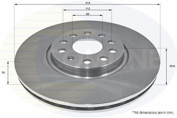 Купить ADC2601V Comline Тормозные диски Alhambra (1.4, 1.8, 2.0)