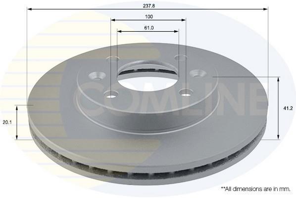 Тормозной диск ADC1505V Comline фото 1